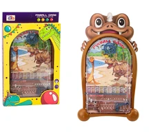 Lean Toys Stalo žaidimas Pinball Arcade Game Dinosaurs Brown Stand