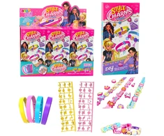 Lean Toys Apyrankių rinkinys su pakabukais ir lipdukais