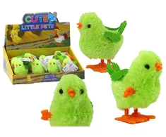 Šokinėjantis viščiukas Lean Toys, žalias
