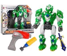 Lean Toys Robotas su gręžtuvu ir atsuktuvu, žalias, 36.5x24x12.5 cm