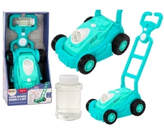 Lean Toys Žalias muilo burbulų pūtimo žoliapjovės žaislas vaikams