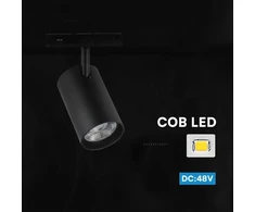 LED projektorius V-TAC 12W juodas 4000K