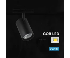 LED projektorius V-TAC 12W juodas VT-40020 6400K
