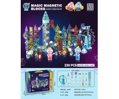 Magnetiniai blokai Track Ball 230 vnt