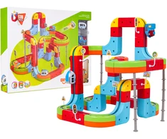Magnetinis spalvotas traukinys 178 vnt
