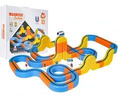 Magnetinis spalvotas traukinys 180 vnt