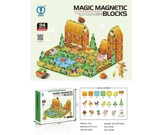 Magnetinių blokelių rinkinys 94 vnt