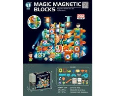 Magnetinių blokų rinkinys 292 elementai