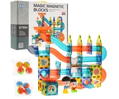 Klocki Magnetyczne Rinkinys 128 dalys
