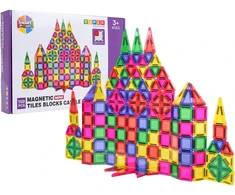 Magnetinių kaladėlių rinkinys 150 vnt