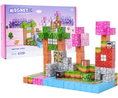 Magnetinių kubelių rinkinys 200 vnt