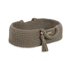 Lėlių nešynė boho stiliaus, medvilninė, mocca spalvos