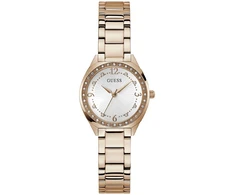 Moteriškas laikrodis Guess Charlotte rožinio aukso spalvos 32 mm