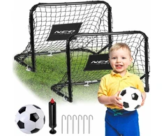 Neo-Sport Futbolo vartų rinkinys, 2 vnt., 60 x 45 x 25 cm, NS-486