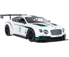 Nuotoliniu būdu valdoma 1:14 Bentley Continental GT3 balta RASTAR
