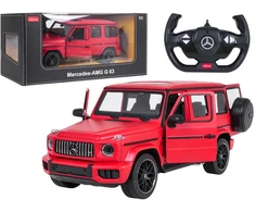 Nuotoliniu būdu valdoma Mercedes AMG G63 1:14 raudonas RASTAR