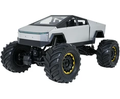 Nuotoliniu būdu valdomas 1:8 mastelio visureigis Rock Crawler sidabrinis