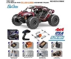 Nuotoliniu būdu valdomas 2.4GHz Monster Max automobilis