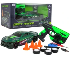 Nuotoliniu būdu valdomas automobilis R/C STAR žalias