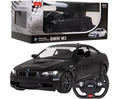 Nuotoliniu būdu valdomas BMW M3 1:14 juodas