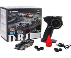 Nuotoliniu būdu valdomas driftinis automobilis 1:43 žalias su priedais