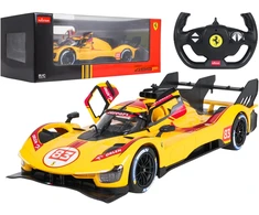 Nuotoliniu būdu valdomas Ferrari 499P 1:14 geltonas RASTAR