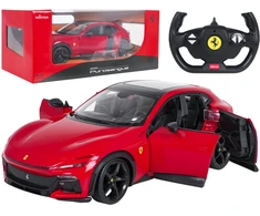 Nuotoliniu būdu valdomas Ferrari Purosangue 1:14 raudonas RASTAR