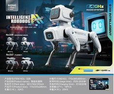 Nuotoliniu būdu valdomas robotas ROBODOG baltas