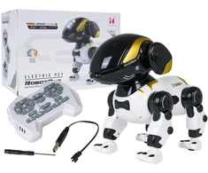 Nuotoliniu būdu valdomas robotas šuo BUNNY R/C baltas
