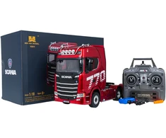 Nuotoliniu būdu valdomas SCANIA 770S sunkvežimis 1:18 raudonas