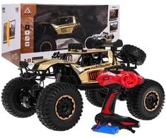 Nuotoliniu būdu valdomas visureigis Metal Mega Crawler 1:8 aukso spalvos