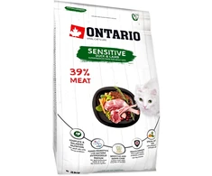 Ontario Cat Sensitive/Derma 2kg (Jautrioms)