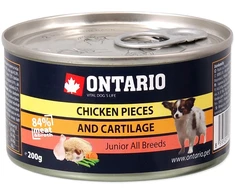 ONTARIO Junior vištienos gabaliukai šuniukams