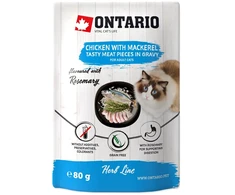 ONTARIO katės maistas su vištiena ir makrela
