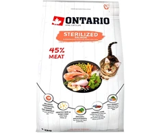 Ontario Cat Sterilised lašiša 2kg (Sterilizuotoms su lašiša)