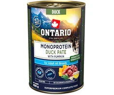 Ontario Adult Monoprotein Antienos paštetas su Moliūgu 400g