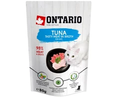 ONTARIO tuno skonio kačių ėdalas, 80 g