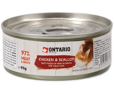 ONTARIO vištienos su krevetėmis katėms 95 g