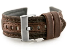 Pacific W34 - PREMIUM - ruda - 24 mm odinis laikrodžio dirželis
