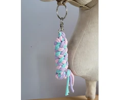 Super Hobby Horse Pavadėlis hobi arkliukui dvigubas – mėtų, violetinis, šviesiai rožinis