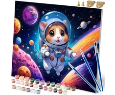 Paveikslas tapybai pagal skaičius 40x50 cm Massido Astronauta