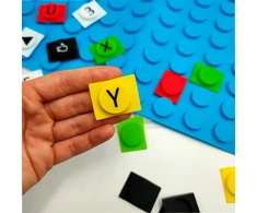 Pix It Inovatyvi Montessori loginė edukacinė dėlionė su 360 silikoninių detalių, vaikams nuo 4 metų