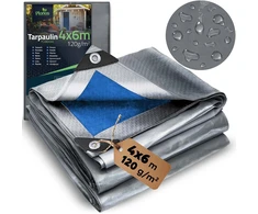 Brezentas 400 x 600 cm 120 g/m2 Plonos PL-500
