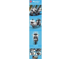 Plytų komplektas motociklui baltas 1328 vnt