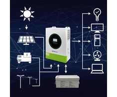 Qoltec Off-Grid 11000W 160A 48V hibridinis saulės inverteris