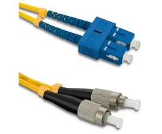 Qoltec Optinio pluošto kabelis SC/UPC-FC/UPC 1m