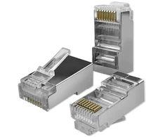 Qoltec RJ45 perėjimo jungtis CAT5e FTP 10 vnt