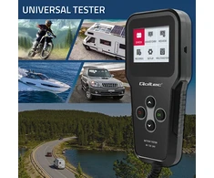 „Qoltec“ skaitmeninis akumuliatorių testeris 3in1 su LCD ekranu | Angliškas meniu | 6V | 12V | 24V | 10Ah–200Ah