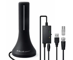 Qoltec vidinė DVB-T/T2 TV antena 32dBi 4K 4m