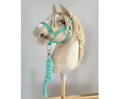 Super Hobby Horse hobby horse skirtas kantaras su virve – mėtų spalvos